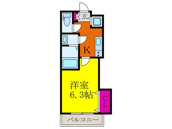 グラッド正雀の物件間取画像